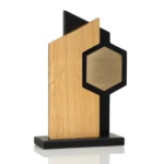 Drewniana Statuetka Uniwersalna Biznesowa Sportowa Podziękowanie Sukcesy - obrazek 2