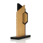 Drewniana Statuetka Uniwersalna Biznesowa Sportowa Podziękowanie Sukcesy - obrazek 3