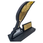 Drewniana Statuetka Złote Pióro Statuetka Naukowa Osiągnięcia W Nauce - obrazek 4