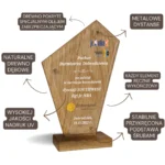 Statuetka Drewniana Podziękowanie Statuetka Okolicznościowa Na Każdą Okazję - obrazek 2