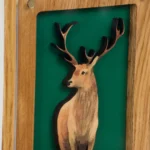 Drewniana Statuetka Jeleń Dla Myśliwego Dla Koła Łowieckiego Lasy Państwowe - obrazek 5