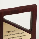 Drewniana Statuetka Uniwersalna Biznesowa Sportowa Podziękowanie Sukcesy - obrazek 4