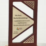 Drewniana Statuetka Uniwersalna Biznesowa Sportowa Podziękowanie Sukcesy - obrazek 3