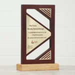 Drewniana Statuetka Uniwersalna Biznesowa Sportowa Podziękowanie Sukcesy - obrazek 2