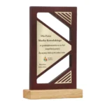 Drewniana Statuetka Uniwersalna Biznesowa Sportowa Podziękowanie Sukcesy