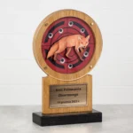 Drewniana Statuetka Lis Dla Myśliwego Dla Koła Łowieckiego Lasy Państwowe - obrazek 2