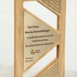 Drewniana Statuetka Uniwersalna Biznesowa Sportowa Podziękowanie Sukcesy - obrazek 3