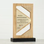 Drewniana Statuetka Uniwersalna Biznesowa Sportowa Podziękowanie Sukcesy - obrazek 2