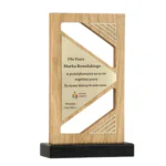 Drewniana Statuetka Uniwersalna Biznesowa Sportowa Podziękowanie Sukcesy