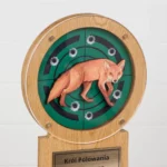 Drewniana Statuetka Lis Dla Myśliwego Dla Koła Łowieckiego Lasy Państwowe - obrazek 4