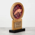 Drewniana Statuetka Lis Dla Myśliwego Dla Koła Łowieckiego Lasy Państwowe - obrazek 3