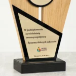 Drewniana Statuetka Uniwersalna Biznesowa Sportowa Podziękowanie Sukcesy - obrazek 4