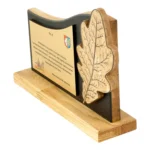 Elegancka statuetka liść dębowy Dla Leśniczego Lasy Państwowe - obrazek 6