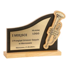 Elegancka statuetka muzyczna