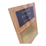 Ekskluzywne Podziękowanie na podkładzie z Drewna Dębowego - obrazek 3