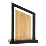 Nowoczesna Drewniana Statuetka Biznesowa Podziękowanie - obrazek 2