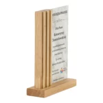 Drewniana Nowoczesna Statuetka Uniwersalna Biznesowa Podziękowanie - obrazek 3