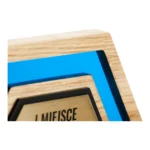 Nowoczesna Statuetka Biznesowa Podziękowanie Drewno Żywica - obrazek 4